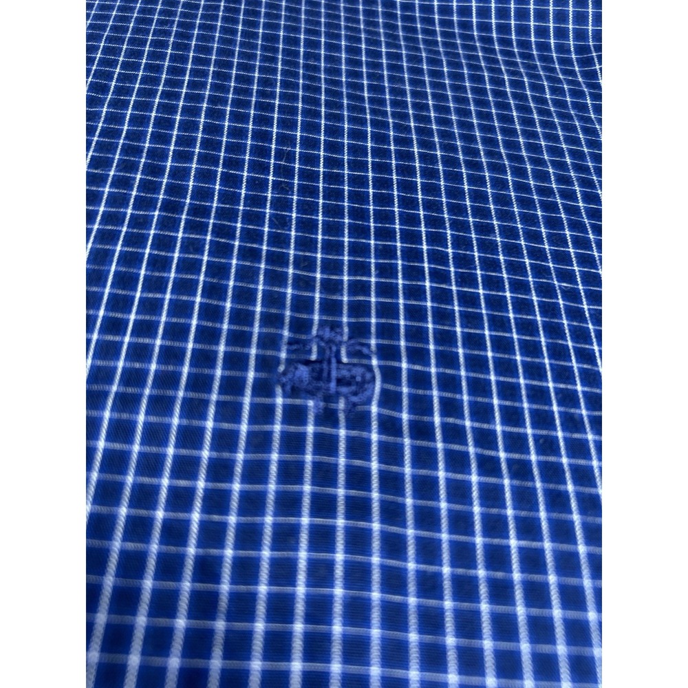 Brooks Brothers 346 Shirt Mens XL Blue Check Button Down Long Sleeve Casual - Picture 4 of 8